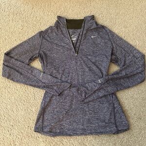 Soft purple Nike Dri Fit Element long sleeve